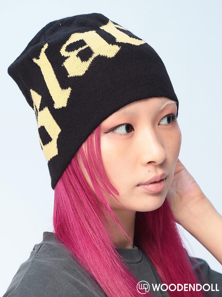 WOODENDOLL(ウッディンドール)【レディース】ニットキャップジャガードニットビーニーOLDENGLISH