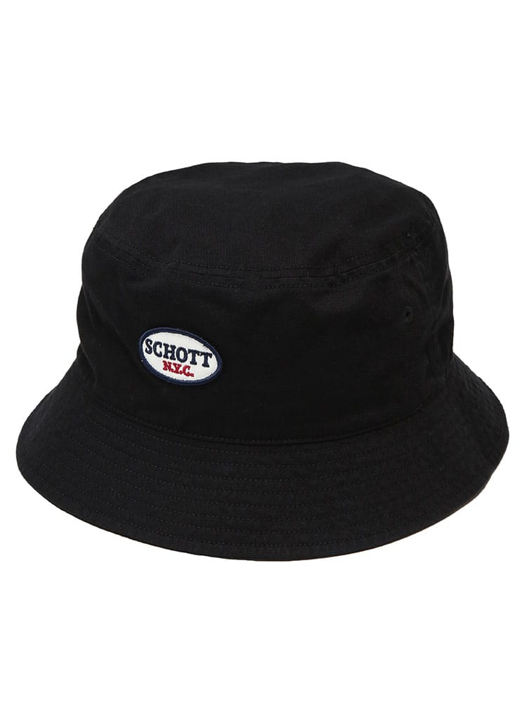 バケットハット ロゴワッペン  WAPPEN BUCKET HAT 帽子 ハット バケハ コットン ツバ 大きいサイズ メンズ