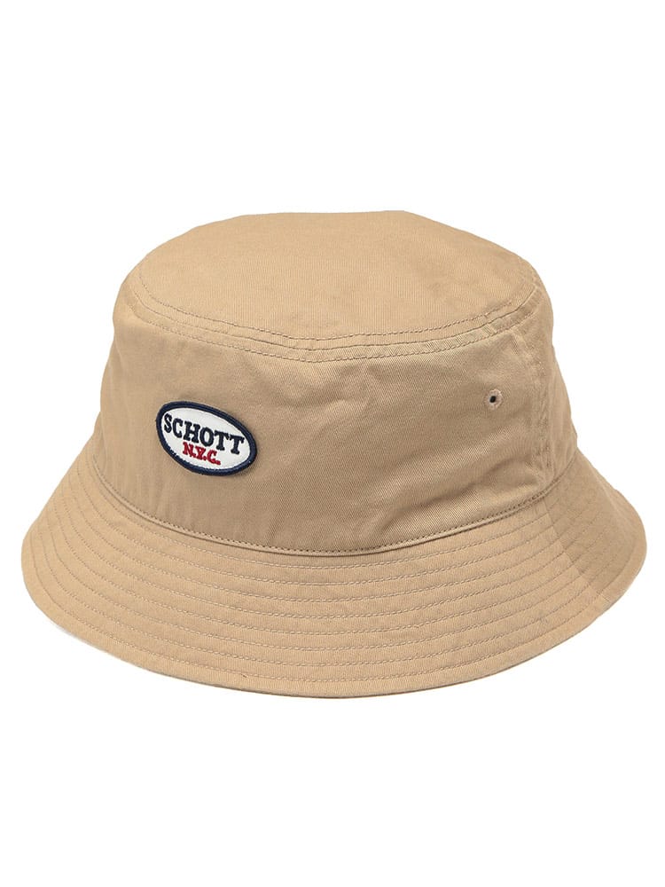 バケットハット ロゴワッペン  WAPPEN BUCKET HAT 帽子 ハット バケハ コットン ツバ 大きいサイズ メンズ
