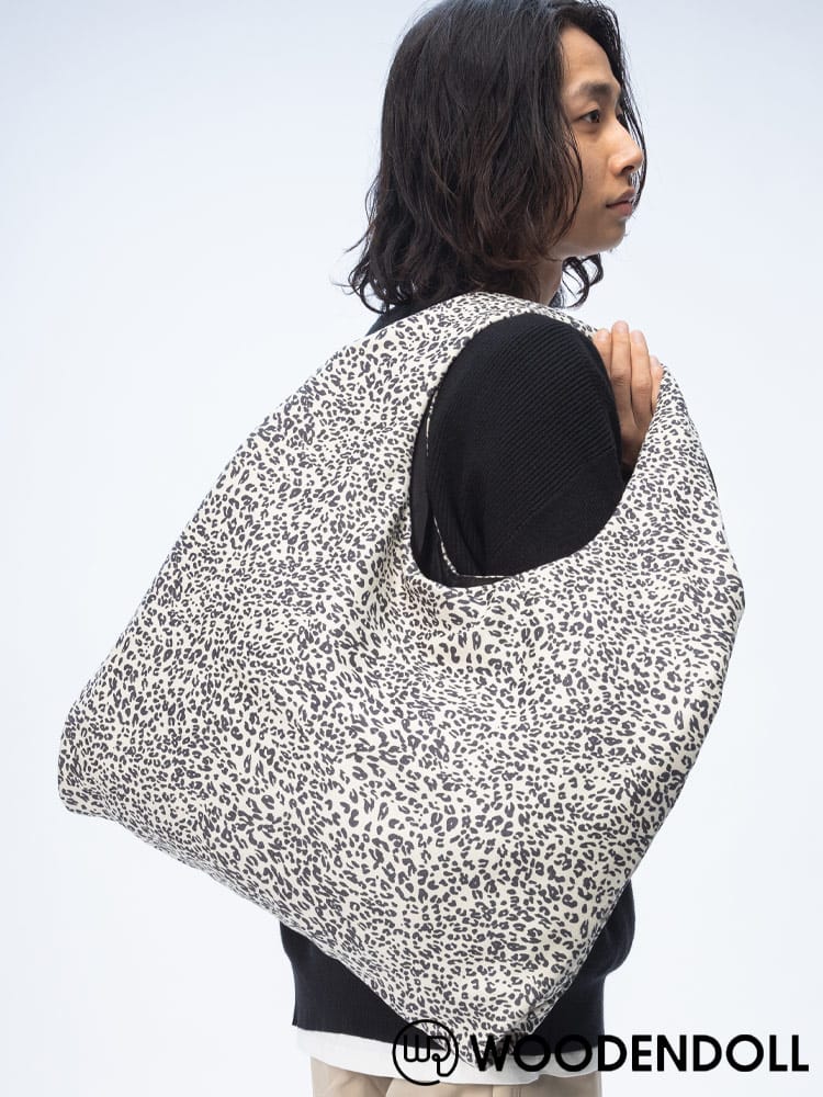WOODENDOLL (ウッディンドール) レオパード BIG トートバッグ B24AW89