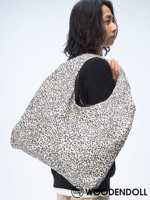 WOODENDOLL (ウッディンドール) レオパード BIG トートバッグ B24AW89