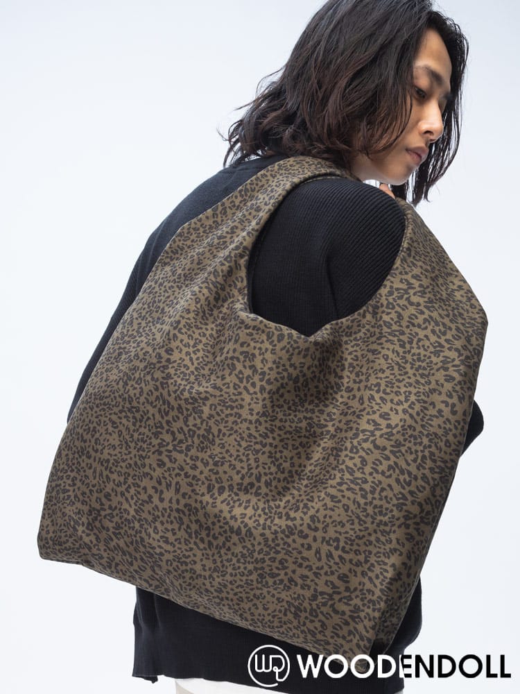 WOODENDOLL (ウッディンドール) レオパード BIG トートバッグ B24AW89