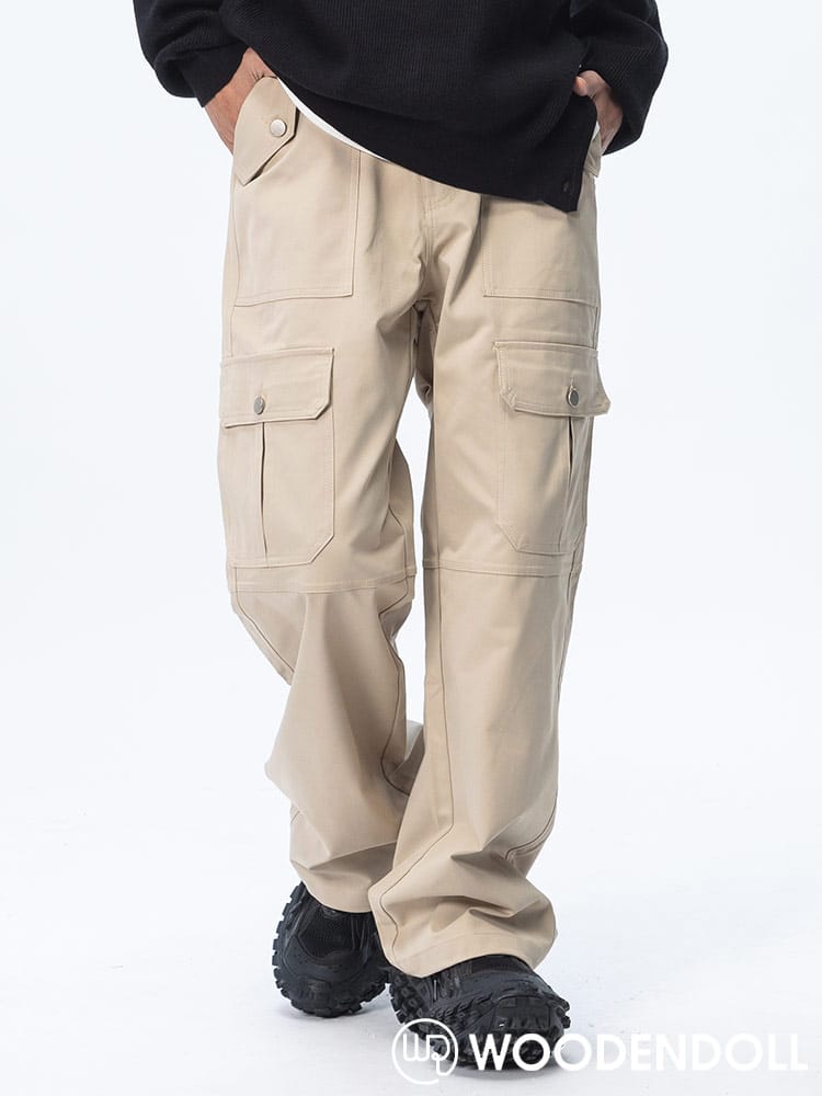 WOODENDOLL (ウッディンドール) ストレッチ ウエストコード カーゴパンツ PT24AW80