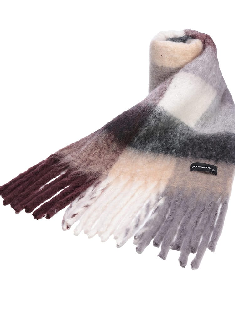 WOODENDOLL (ウッディンドール) シャギー マルチカラー マフラー WD25AW030