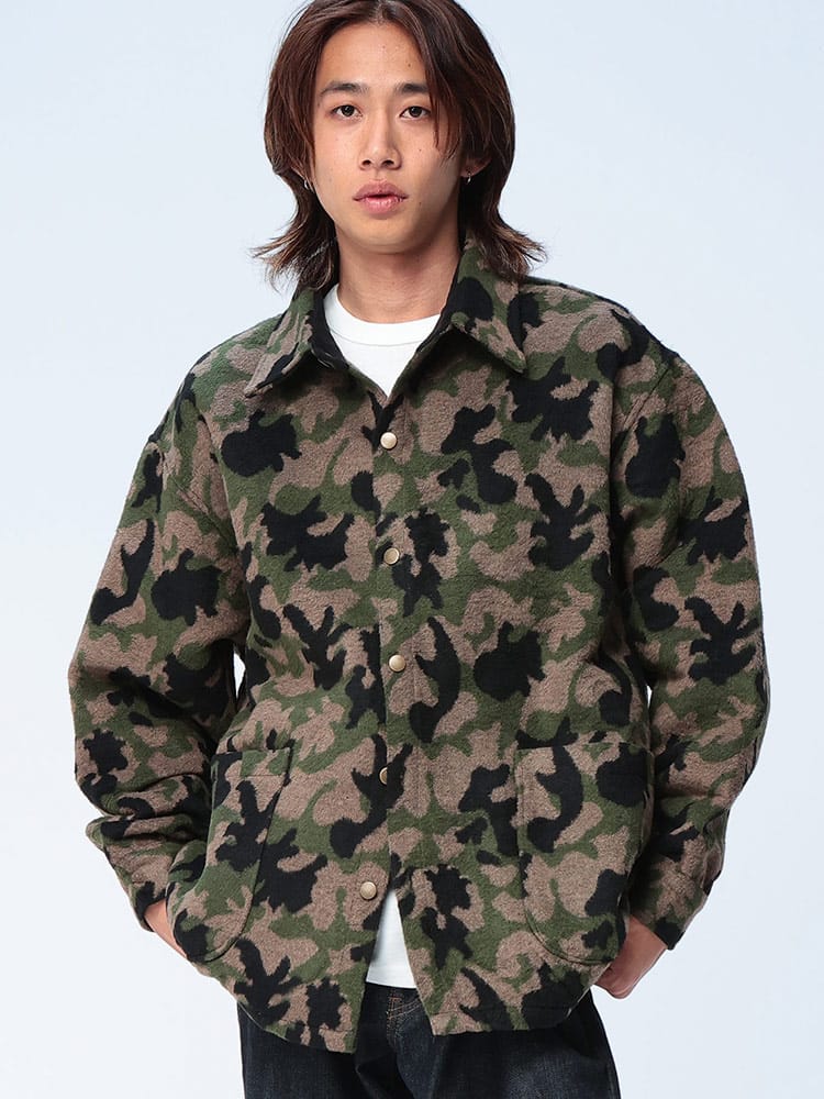 WOODENDOLL (ウッディンドール) カモフラージュ ウーリー ジャケット AWmust-have