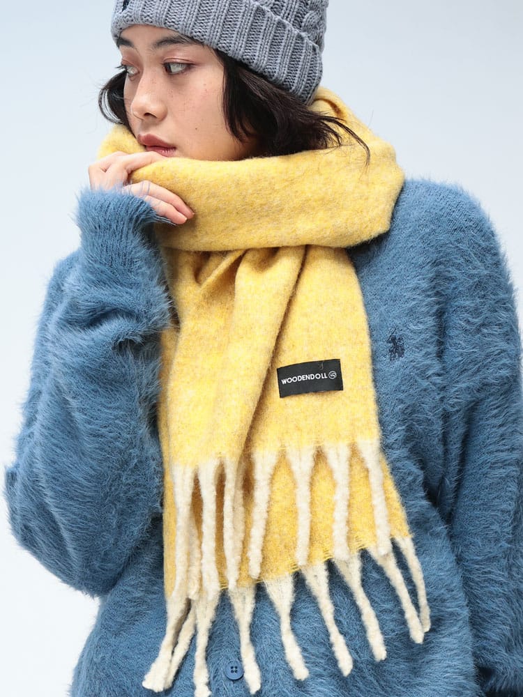 WOODENDOLL (ウッディンドール) ウールブレンド シャギーマフラー WD25AW035