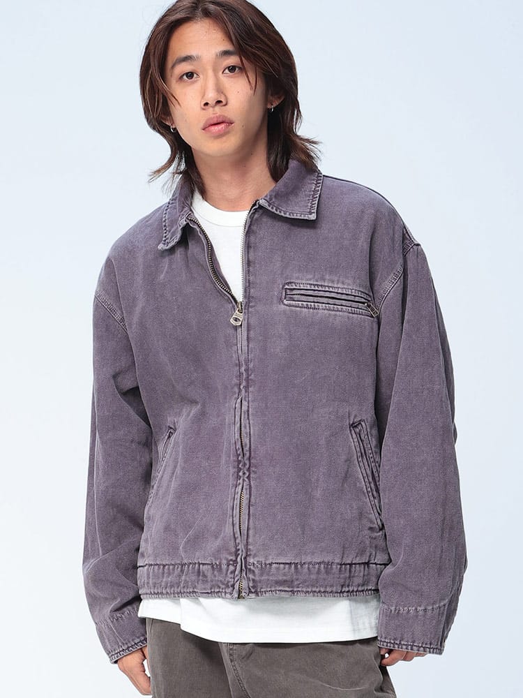 WOODENDOLL (ウッディンドール) 無地 フルジップ ダックジャケット