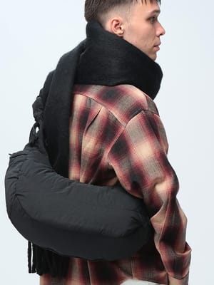 WOODENDOLL (ウッディンドール) シャーリングハンドル ショルダーバッグ メンズ レディース ユニセックス バッグ ボディバッグ ショルダー ギャザー 肩掛け 斜め掛け