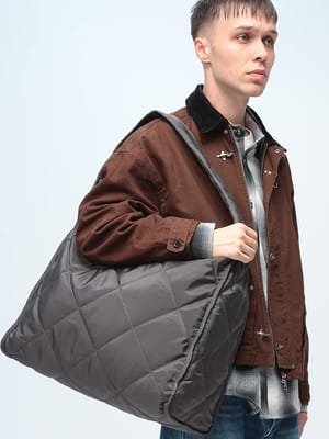 WOODENDOLL (ウッディンドール) キルティング BIG ショルダーバッグ メンズ レディース ユニセックス バッグ トートバッグ ショルダー 肩掛け 大型バッグ 大容量