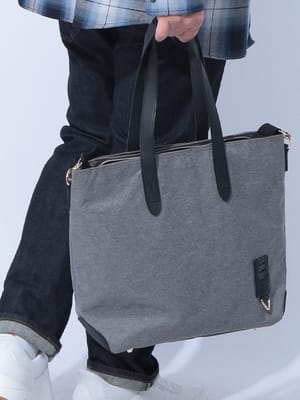 トートバッグ 2WAY ショルダーバッグ 3層式 バッグ 鞄 通勤 通学 メンズ レディース