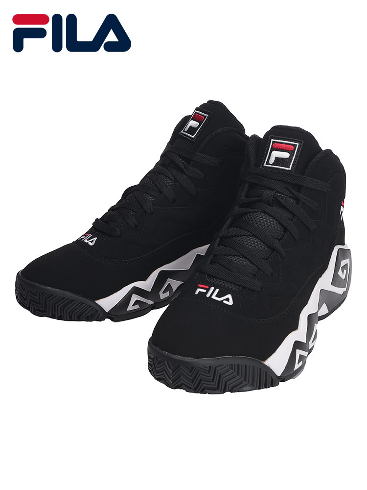 FILA (フィラ) ロゴ刺繍 ハイカットスニーカー MB