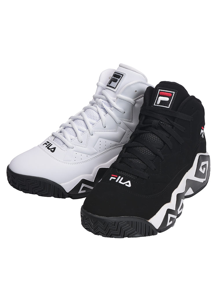 FILA (フィラ) ロゴ刺繍 ハイカットスニーカー MB | 大きい