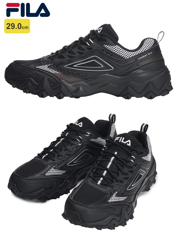 FILA (フィラ) メッシュアッパー ローカットスニーカー OAKMONT TR V3