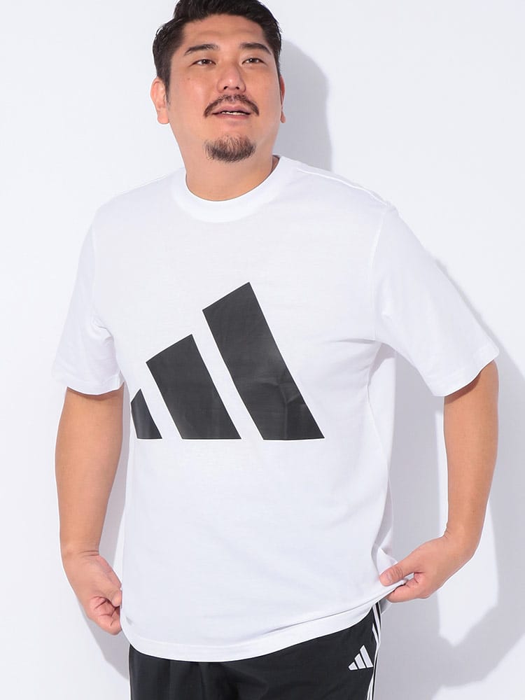 半袖Tシャツ エッセンシャルズ ビッグロゴ トップス スポーツ トレーニング 大きいサイズ メンズ