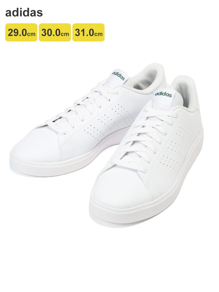 ローカットスニーカー パンチングストライプ  ADVANCOURT BASE 2.0 U NIW24  シューズ 靴  タウンユース デイリーユース 大きいサイズ メンズ