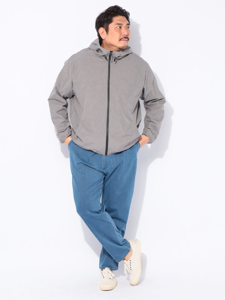 デニムパンツ インディゴ染め ウエストゴム ニット ボトムス パンツ