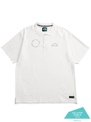 【完全別注 3L 4L 5L 6L】 SALVAGE PUBLIC Kolepa 半袖 ポロシャツ スムース サークルロゴ  Smooth Polo S/S 3L-6L ゴルフ トップス  ハワイ 機能性 大きいサイズ メンズ
