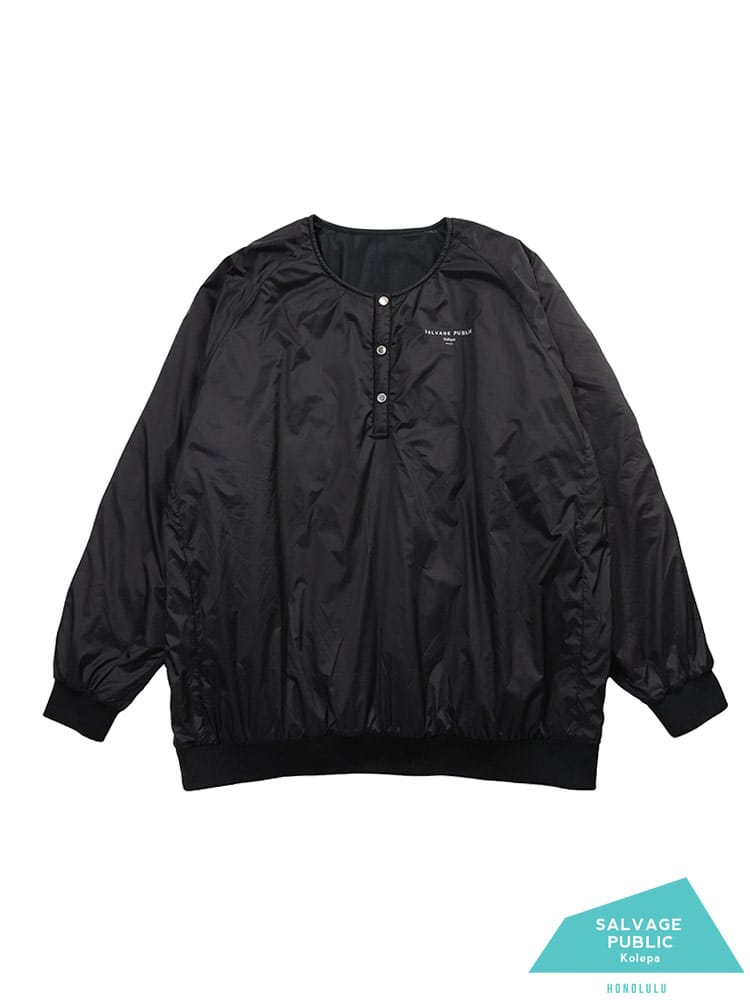 中綿ジャケット GOLF ハーフボタン クルーネック L-LL メンズ 男性 トップス プルオーバー ゴルフ スポーツ 秋 冬 大きいサイズ メンズ