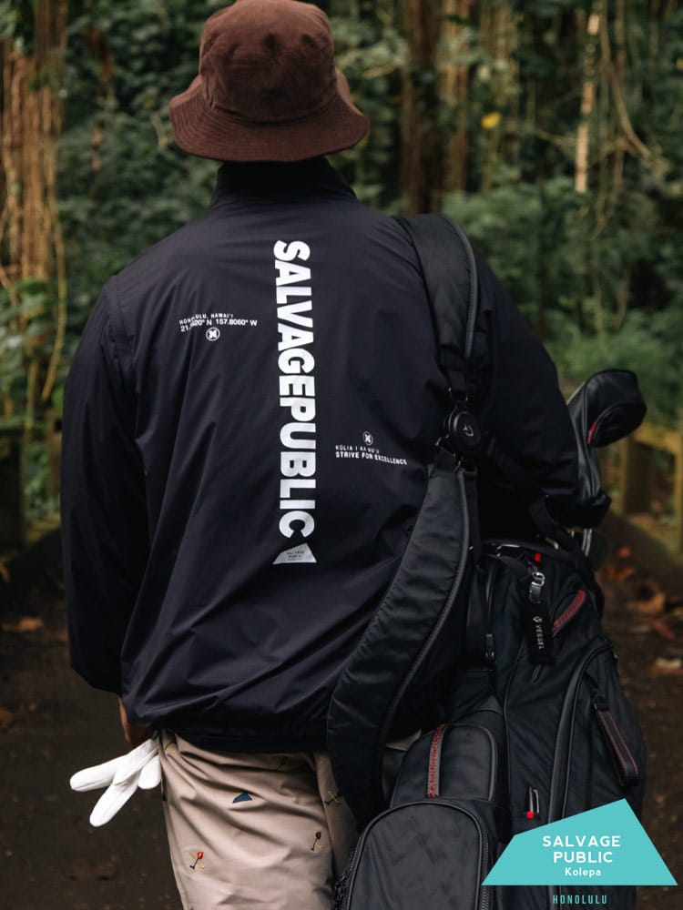 ブルゾン GOLF 袖着脱 フード収納 フルジップ L-LL メンズ 男性 トップス パーカー ゴルフ スポーツ ベスト 大きいサイズ メンズ