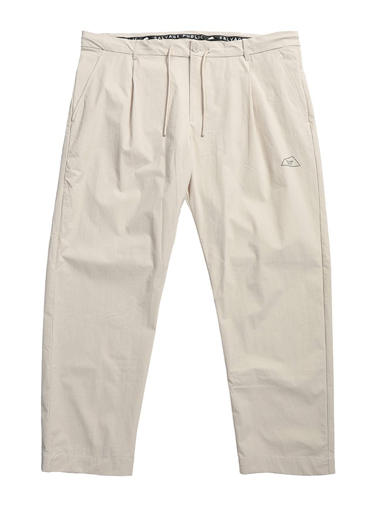 パンツ メンズ 大きいサイズ 4WAYストレッチ ウエストコード ワンタック ロングパンツ ボトムス ゴルフ スポーツ