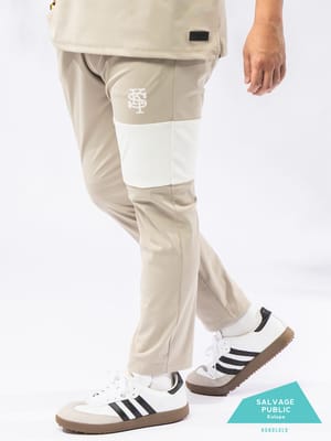 SALVAGE PUBLIC Kolepa パンツ メンズ 大きいサイズ メッシュ ワンポイント ロングパンツ ボトムス ゴルフ スポーツ