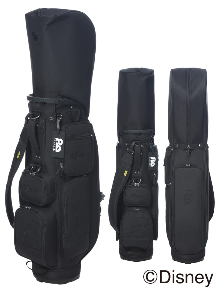 ディズニー バッグ 『ミッキー』 デザイン キャディーバッグ 刺繍 ハンドバッグ ゴルフバッグ カートバッグ サカゼン80周年記念 オリジナルデザイン DISNEY Mickey デザイン 鞄 かばん スポーツ 