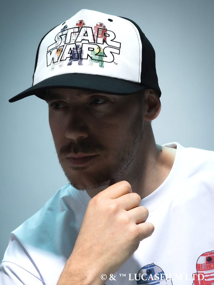 『STAR WARS/スター・ウォーズ』キャップ ユニセックス デザイン帽子「R2-D2」「アストロメク・ドロイド」デザインプリント / サカゼン80周年記念 オリジナルデザイン