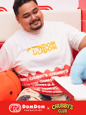 ドムドムハンバーガー 限定コラボ ロゴ パネルプリント 半袖 Tシャツ バックプリント トップス メンズ 大きいサイズ
