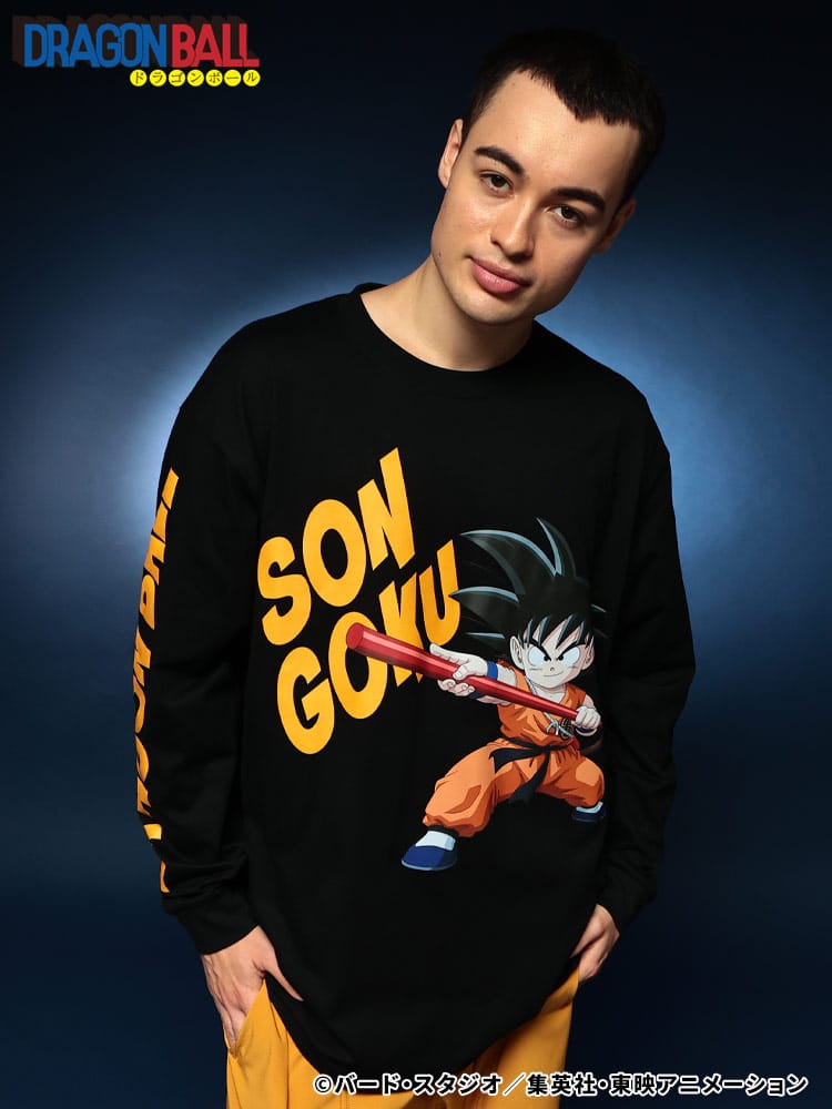 「ドラゴンボール」「ドラゴンボールＺ」長袖 Tシャツ メンズ 大きいサイズ / 孫悟空 / ピラフ / ヤジロベー / 界王 / ロンT サカゼン80周年記念 オリジナルデザイン / DRAGON BALL ≪80周年≫DRAGON BALL / DRAGON BALL Z 長袖 プリントTシャツ ドラゴンボール(ドラゴンボール)