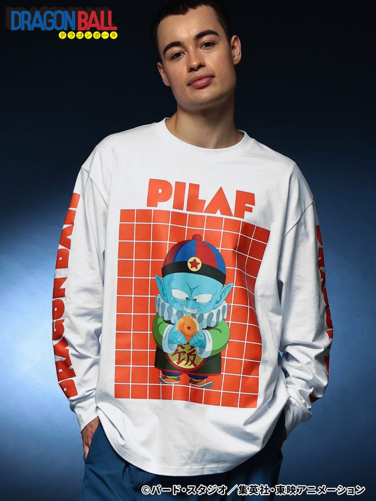「ドラゴンボール」「ドラゴンボールＺ」長袖 Tシャツ メンズ 大きいサイズ / 孫悟空 / ピラフ / ヤジロベー / 界王 / ロンT サカゼン80周年記念 オリジナルデザイン / DRAGON BALL ≪80周年≫DRAGON BALL / DRAGON BALL Z 長袖 プリントTシャツ ドラゴンボール(ドラゴンボール)