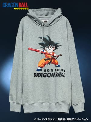【WEB限定予約/9月上旬より順次発送予定】「ドラゴンボール」長袖 パーカー メンズ 大きいサイズ / 孫悟空 / プルパーカー フーディー スウェット サカゼン80周年記念 オリジナルデザイン /  DRAGON BALL