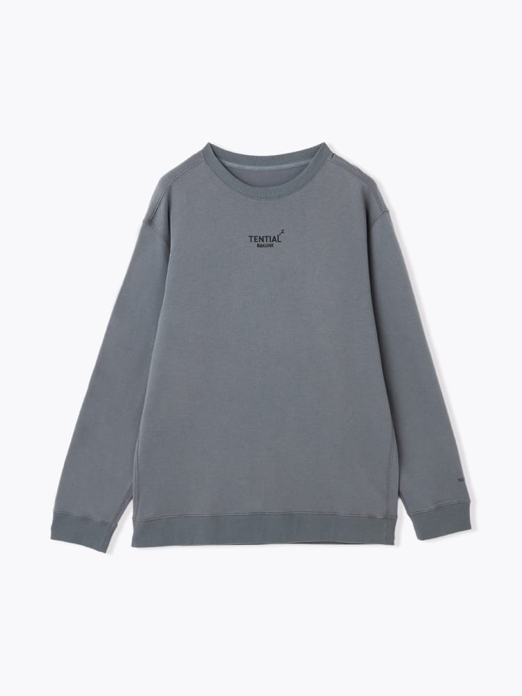 BAKUNE(バクネ) スウェット クルーネック長袖Tシャツ 25FSBA038M