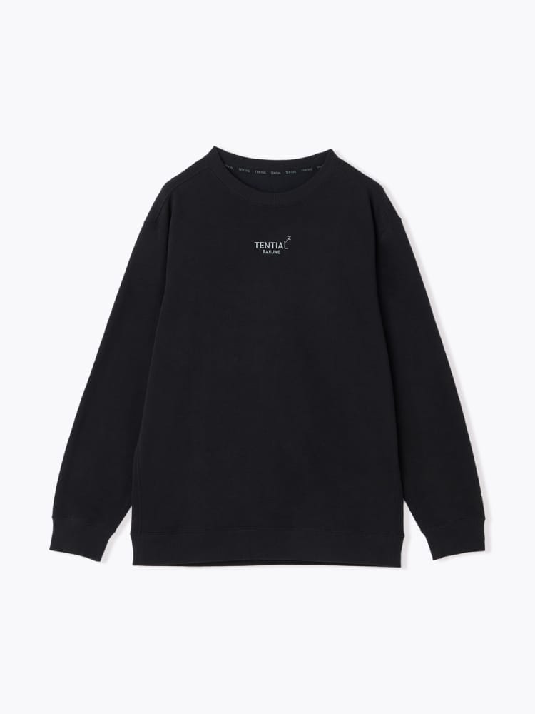 BAKUNE(バクネ) スウェット クルーネック長袖Tシャツ 25FSBA038M
