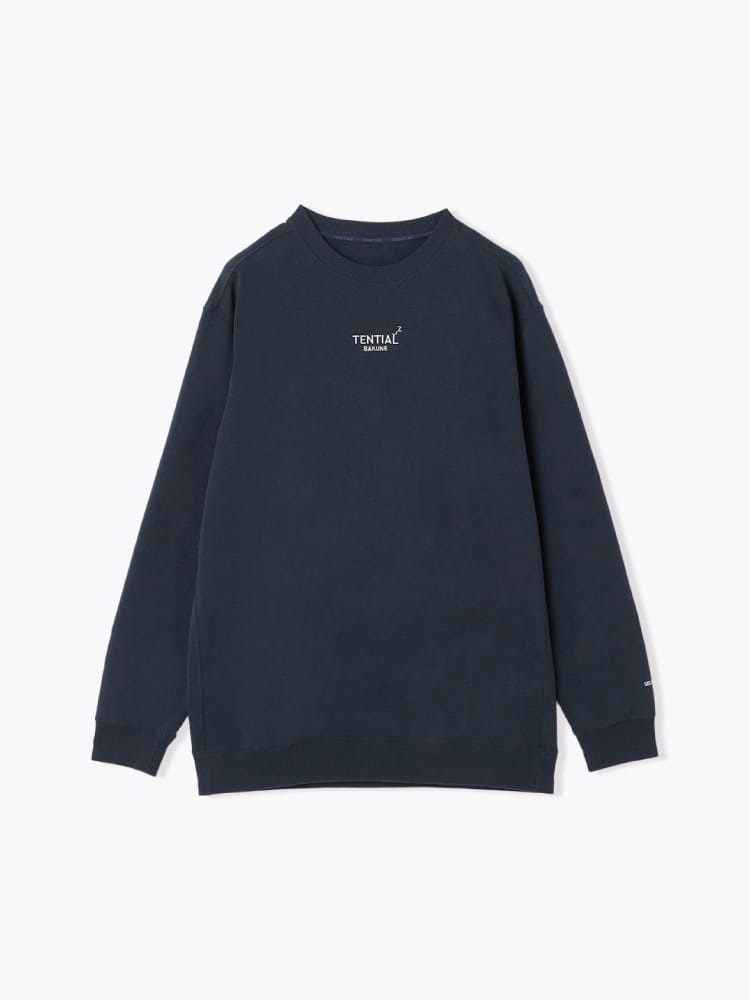 BAKUNE(バクネ) スウェット クルーネック長袖Tシャツ 25FSBA038M