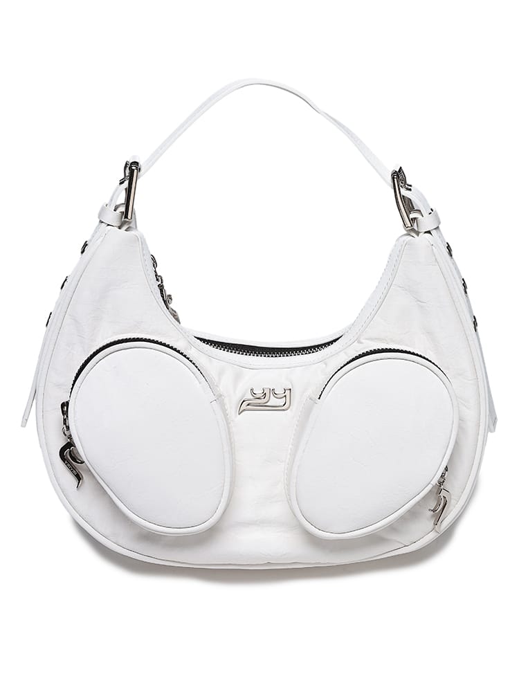 YIE YIE (イエイエ) ジップポケット ハンドバッグ LUNA YIE14BB20 レディース