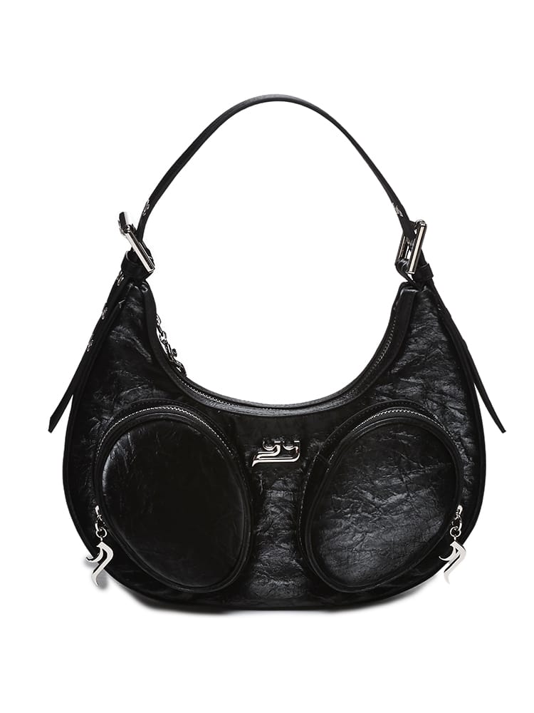 YIE YIE (イエイエ) ジップポケット ハンドバッグ LUNA YIE14BB20 レディース