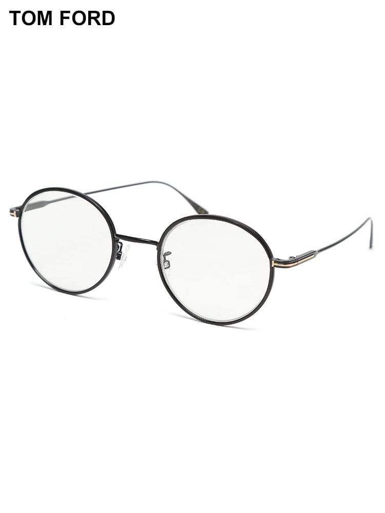 TOM FORD (トムフォード) マットブラック ボストン型 アイウェア