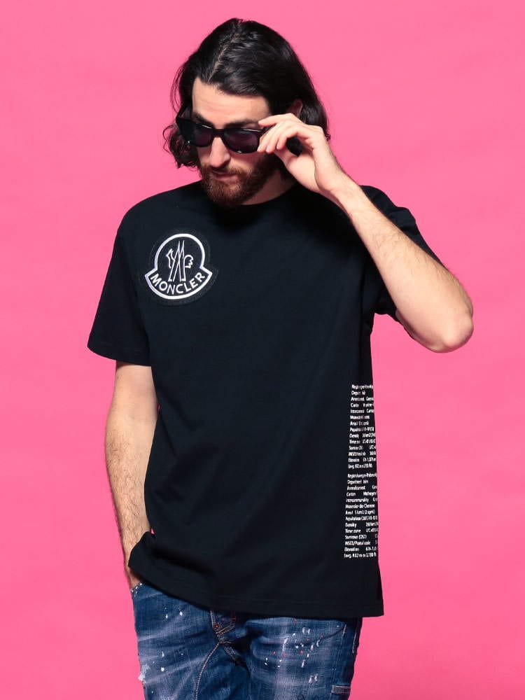 MONCLER (モンクレール) MONCLER GENIUS BIGワッペン クルーネック 半袖 Tシャツ MCGE8C732829HP