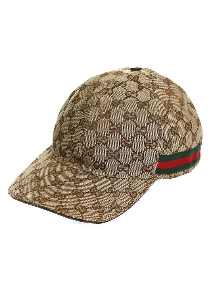 GUCCI (グッチ) GG総柄 キャンバス キャップ GC200035KQWBG