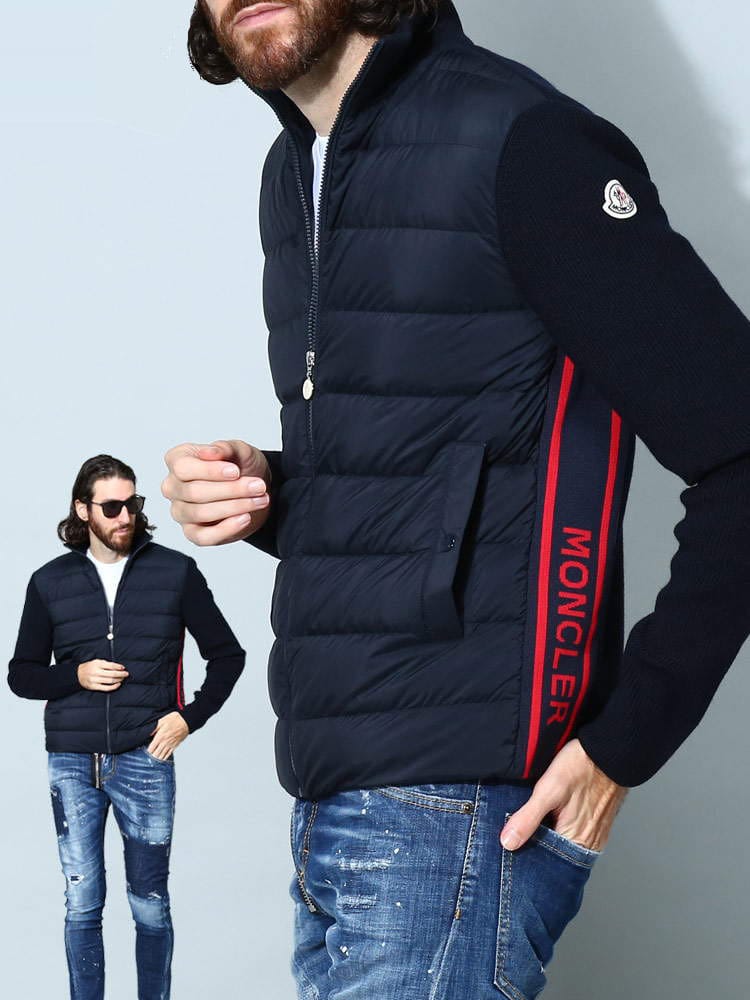 モンクレール メンズ ダウン MONCLER ブランド カーディガン アウター  