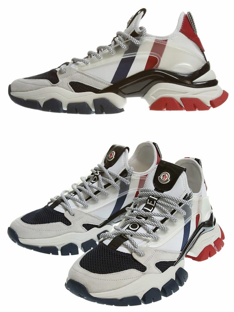 MONCLER (モンクレール) トリコロール スニーカー TREVOR MC4M7164002S16
