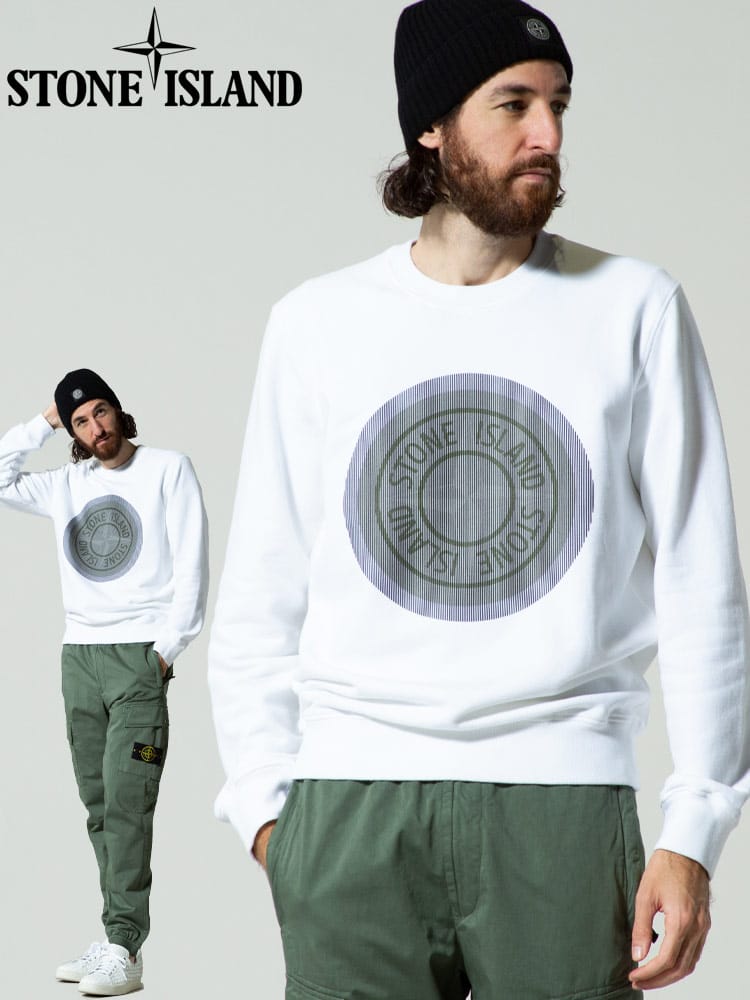 STONE ISLAND (ストーンアイランド) サークルロゴ クルーネック トレーナー スウェット SI751563086 メンズ
