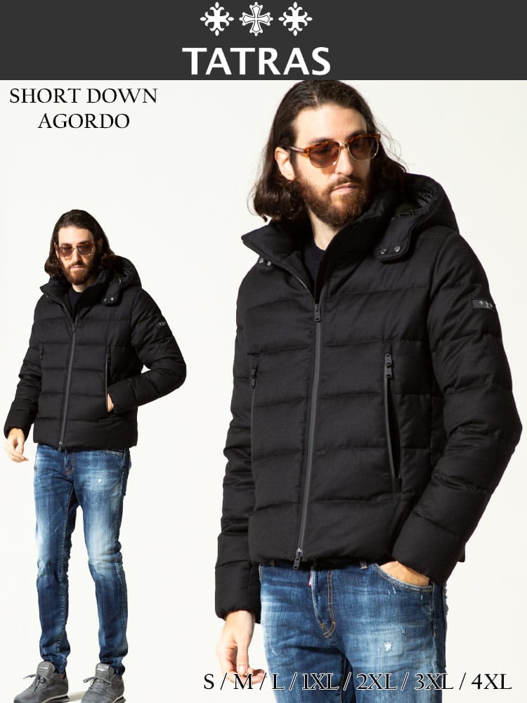 TATRAS (タトラス) フード着脱 フルジップ ダウンジャケット AGORDO TRMTKE21A4148