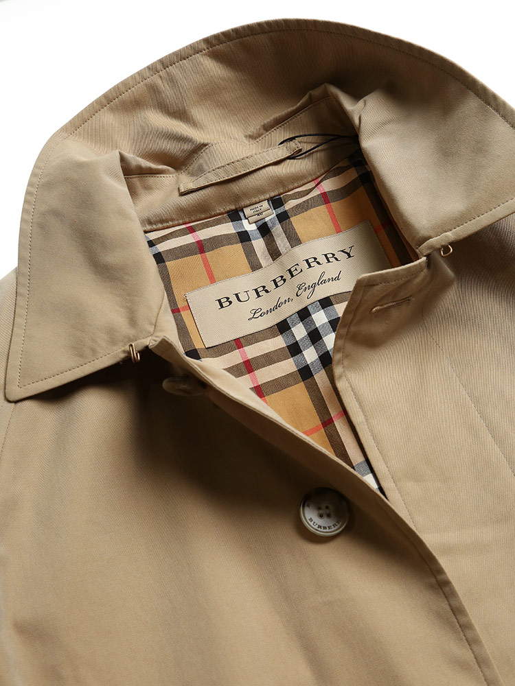 BURBERRY (バーバリー) コットン ステンカラー コート CAMDEN BB8002397 ブランド【サカゼン公式通販】