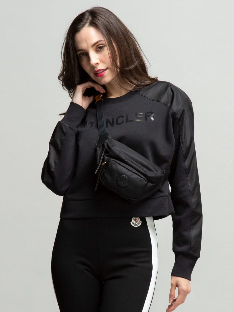 MONCLER モンクレール クルーネック コンビ スウェット ブランド レディース トップス トレーナー プルオーバー MCL8G00002809LC