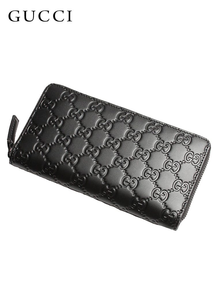 GUCCI (グッチ) シグネチャー ラウンドジップ 長財布 GC307987CWC1R