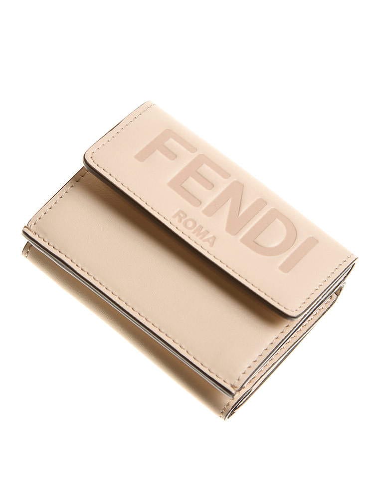 FENDI フェンディ ロゴ マイクロ 三つ折り財布 ブランド レディース 財布 ウォレット 折り財布 ミニ FDL8M0395AAYZ