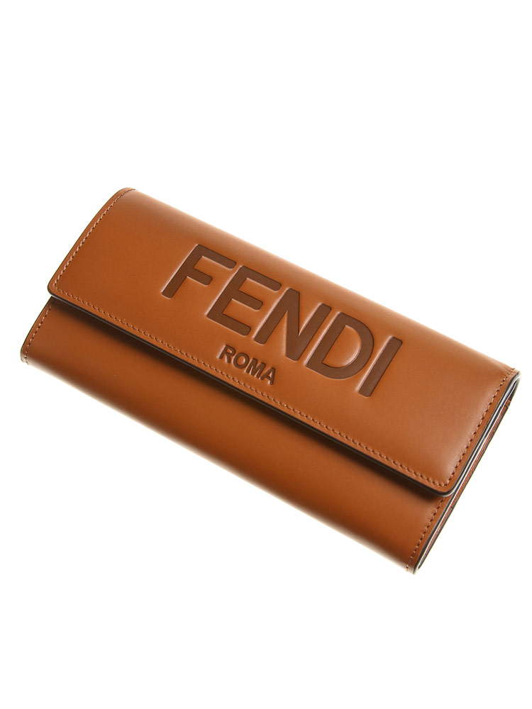 FENDI フェンディ ロゴ フラップ コンチネンタル 財布 ブランド 
