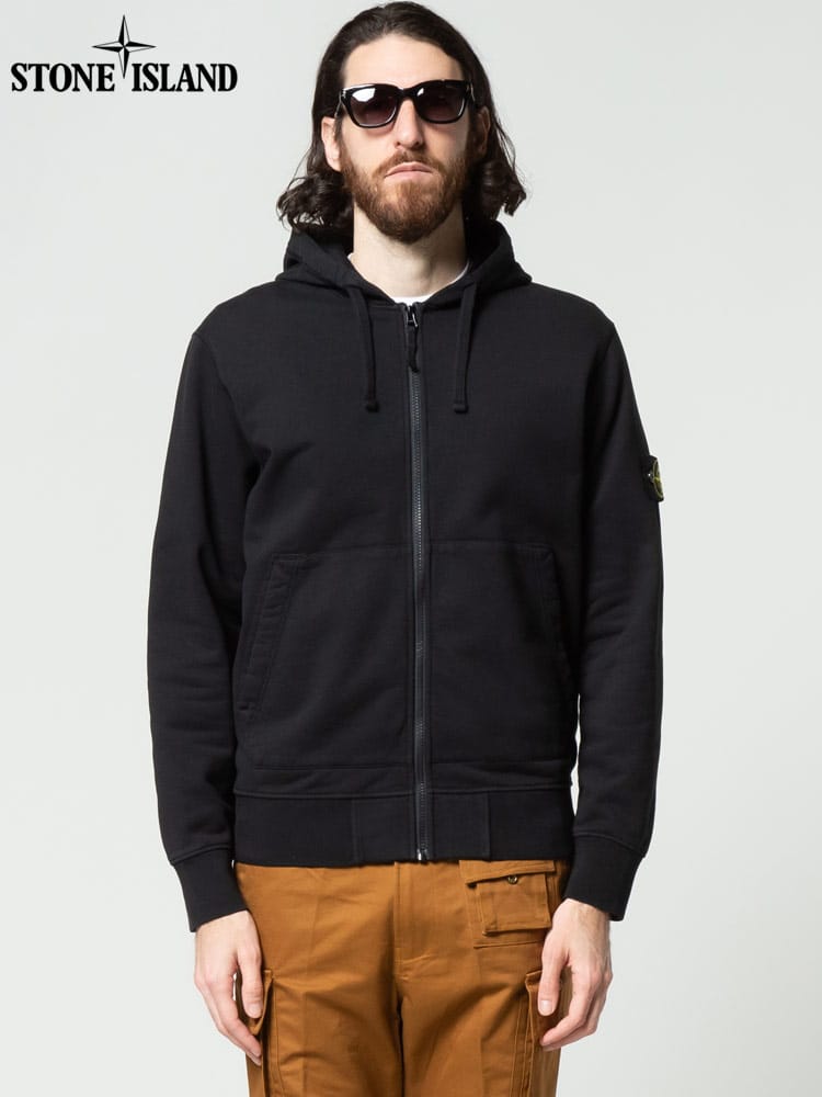 STONE ISLAND (ストーンアイランド) 袖ロゴ フルジップ パーカー スウェット SI761564251 メンズ