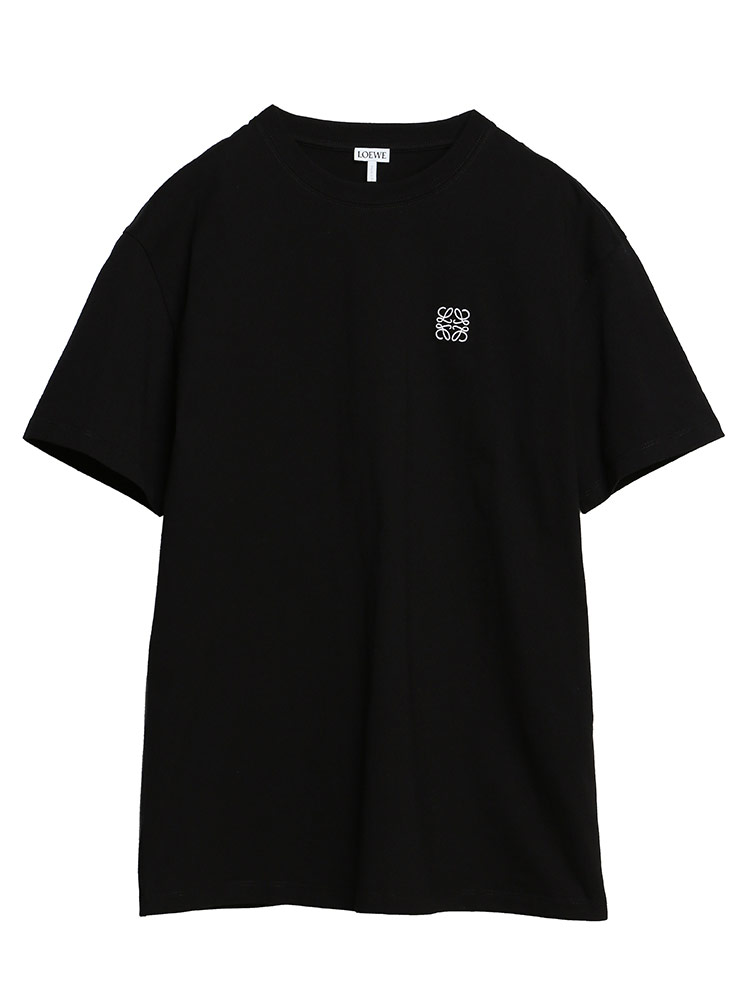LOEWE (ロエベ) 胸ロゴ刺繍 クルーネック 半袖 Tシャツ LELS359Y22X12 